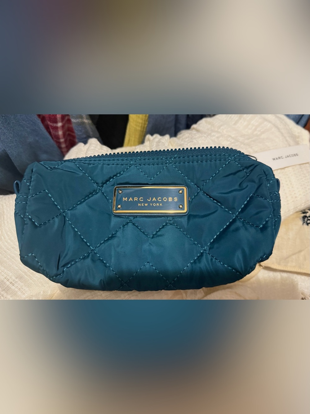 Marc Jacobs Deep Teal Pouch NWT